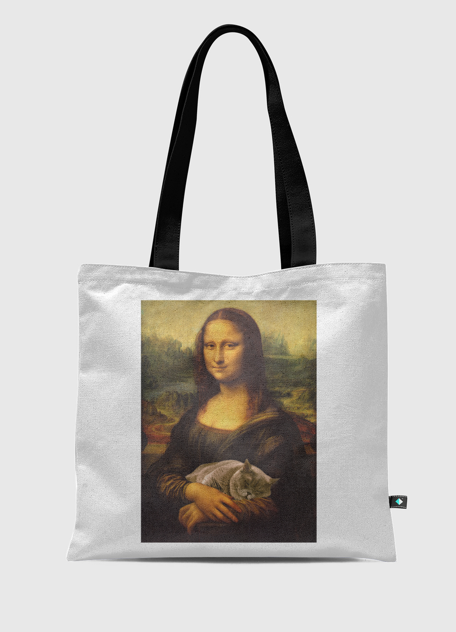 Mona Lisa Carrying Her Cat