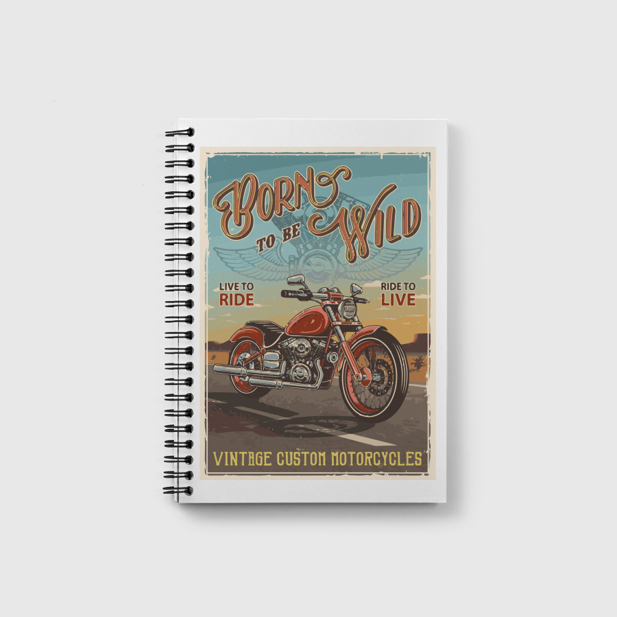 Wild Vintage Motorcycle 