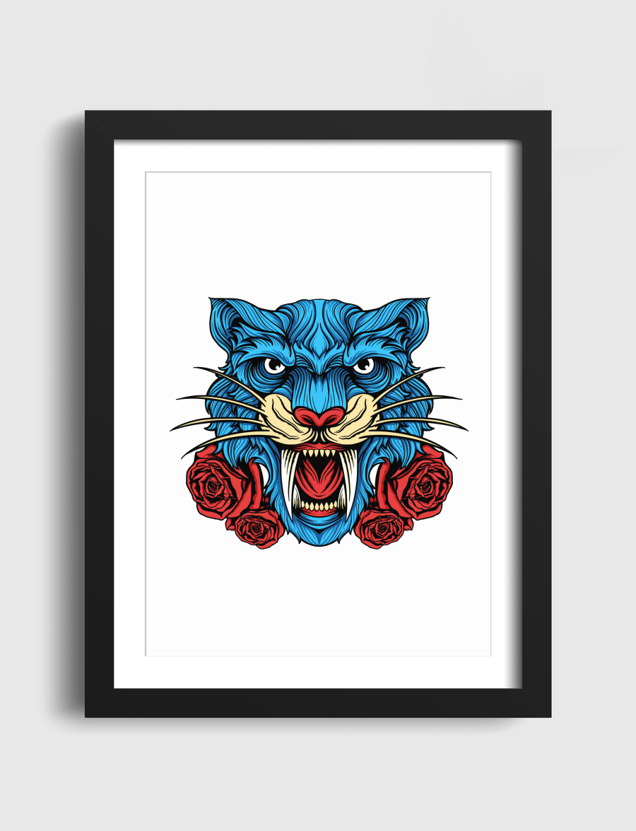 Wild Floral Tiger