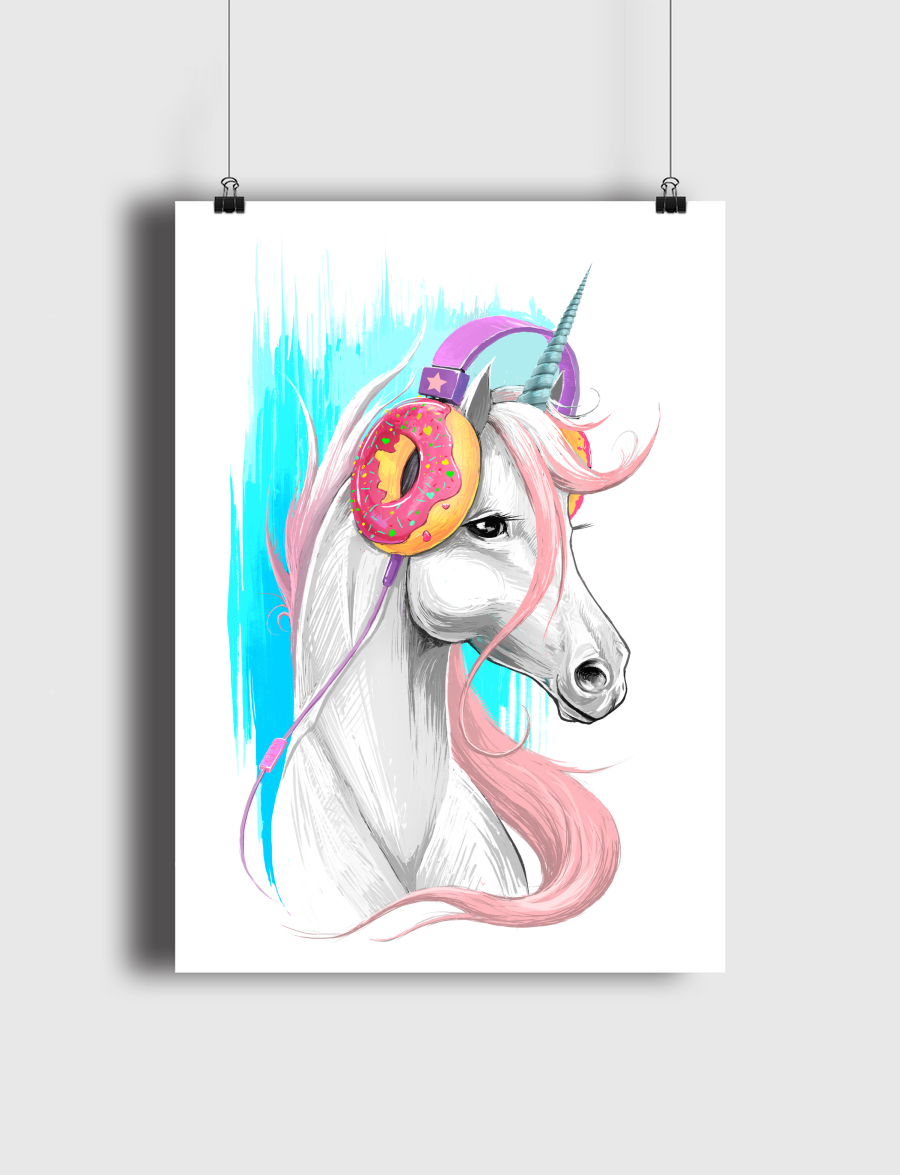 Unicorn in the headphones 
