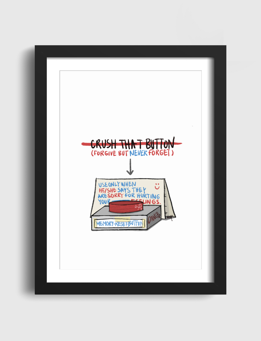 Forgive but never forget