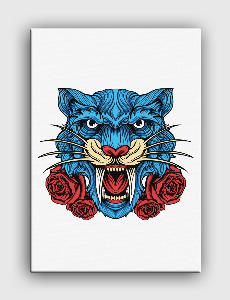 Wild Floral Tiger