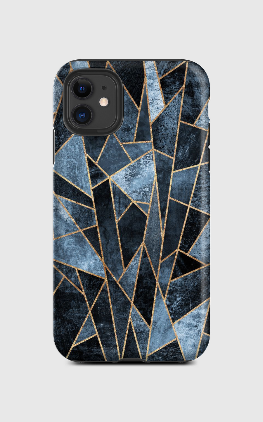 Shattered Soft Dark Blue