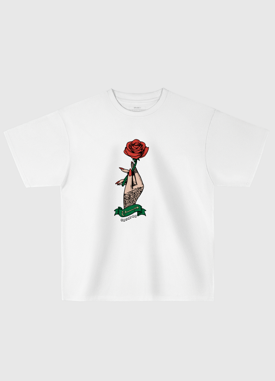 Calligraphy & Roses
