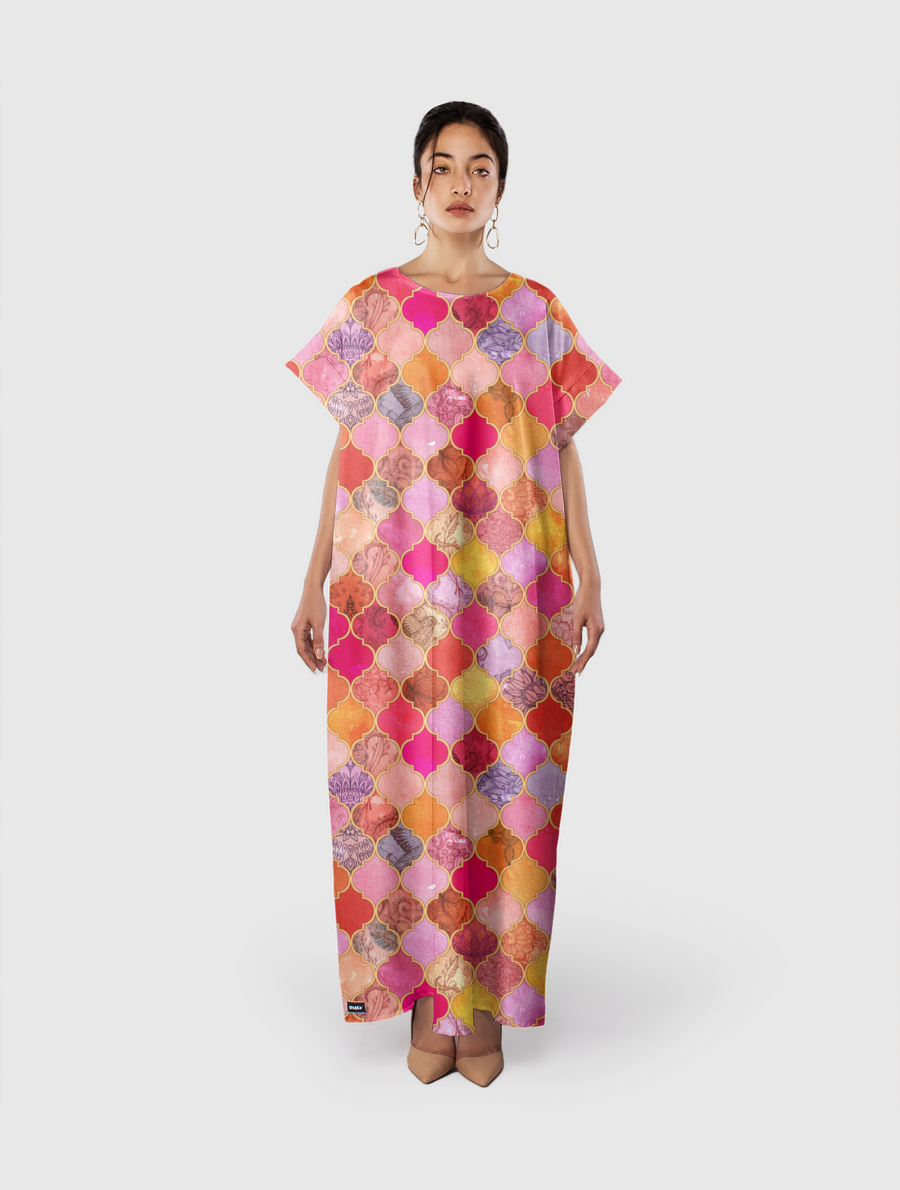 Hot Pink Moroccan Tiles