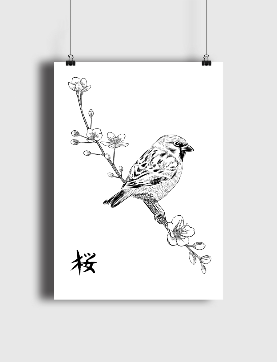 Sparrow Kanji
