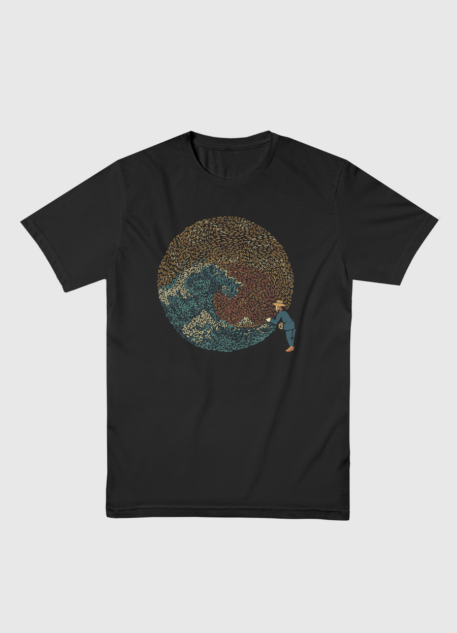 Kanagawa Wave Starry Night