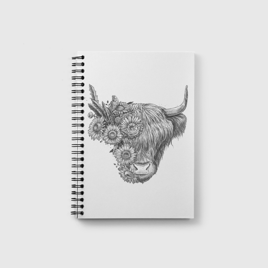 Floral bull