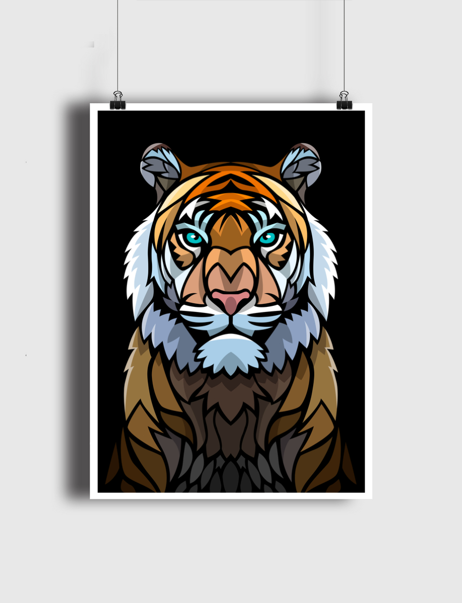 Tribal frontal tiger