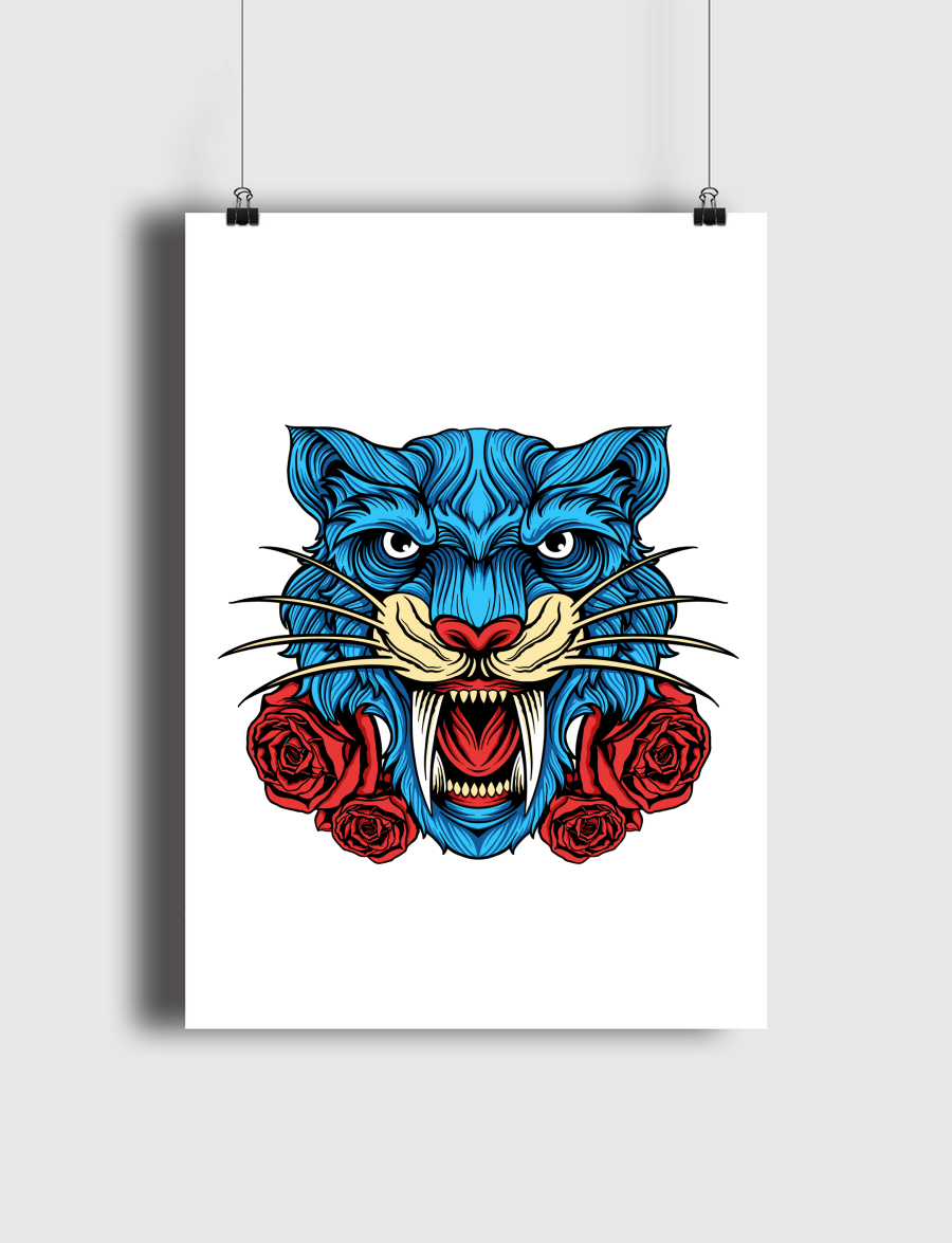 Wild Floral Tiger