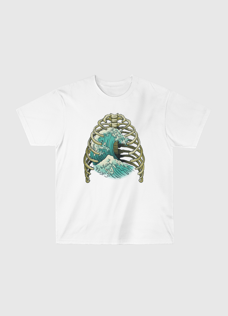Kanagawa Wave Ribs Bones