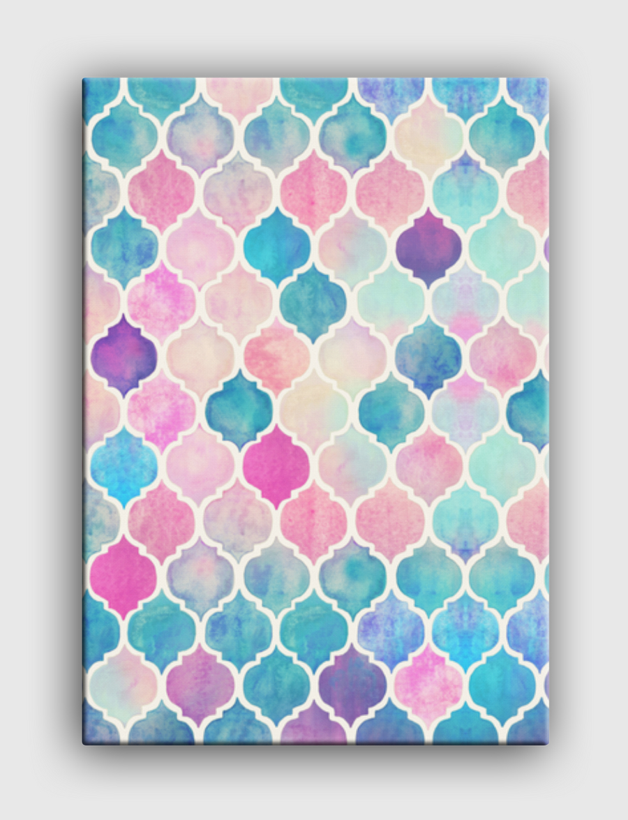 Pastel Watercolor Moroccan