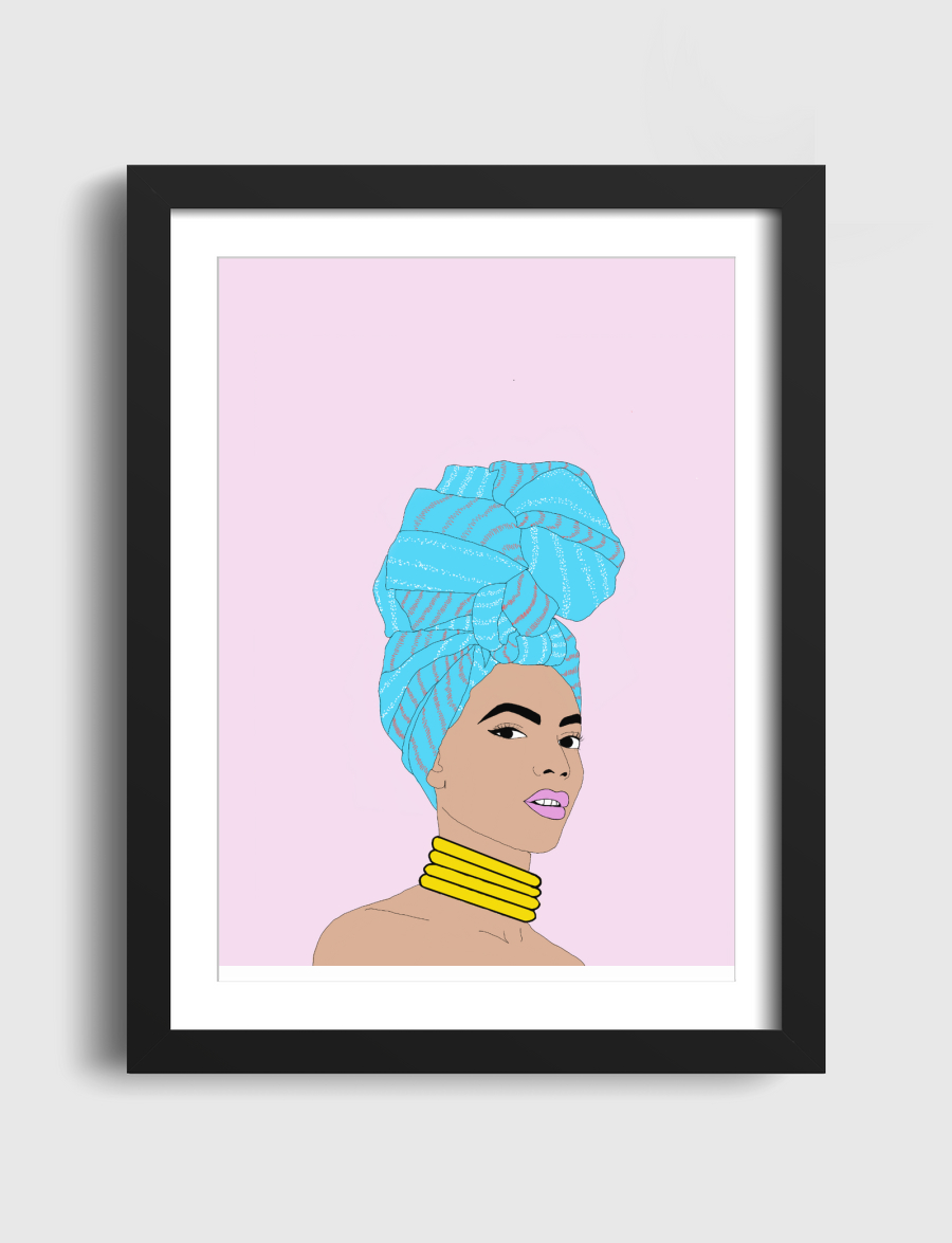 Africaan beauty *pink love